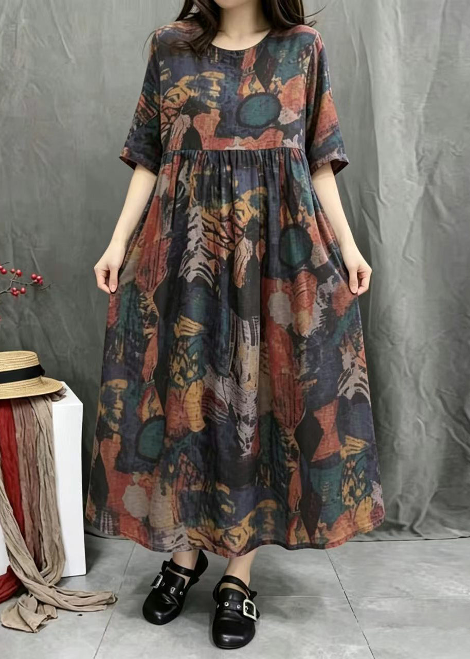 Robe Longue Femme Style Drapé Moderne Élégant 1
