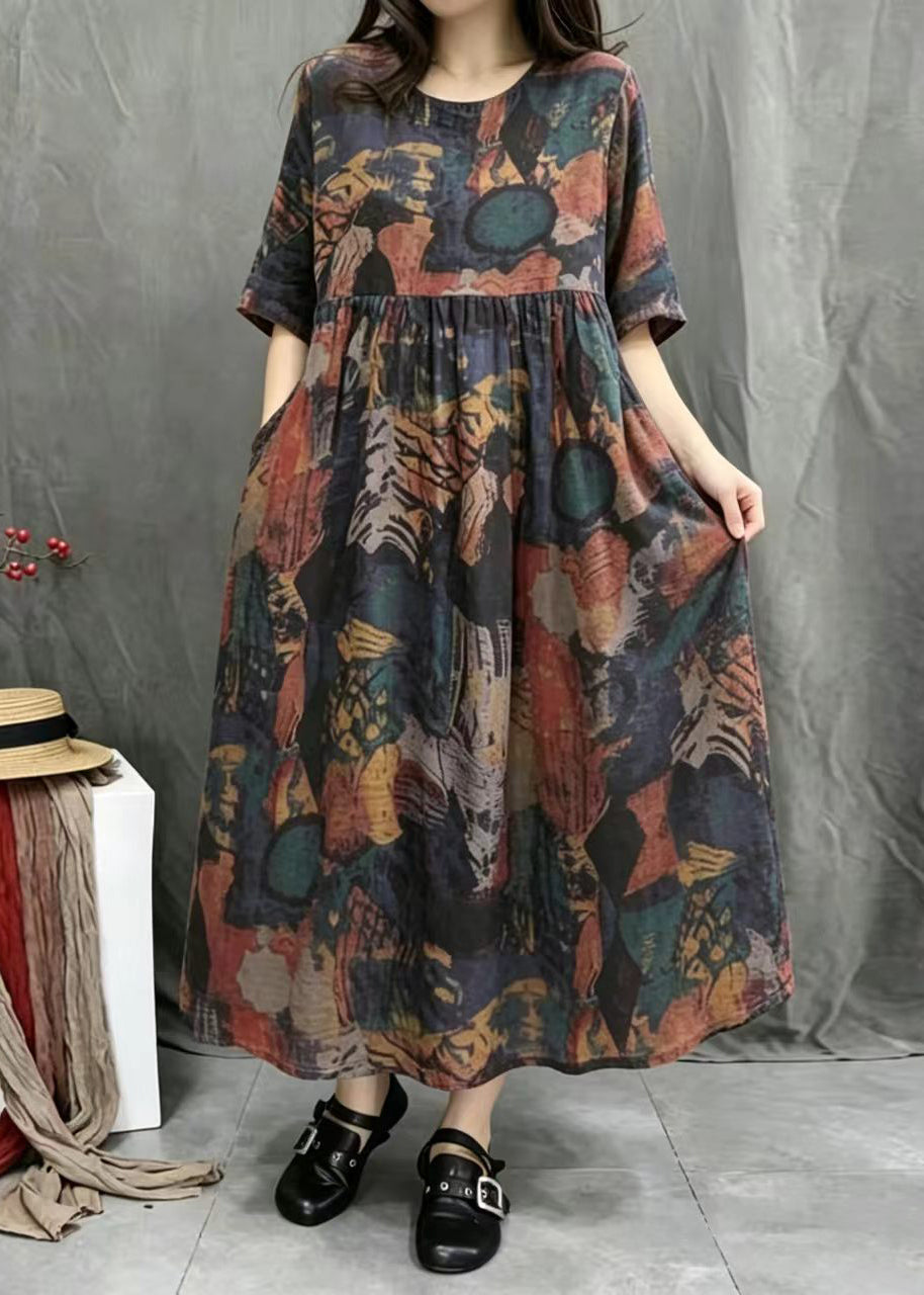Robe Longue Femme Style Drapé Moderne Élégant 3