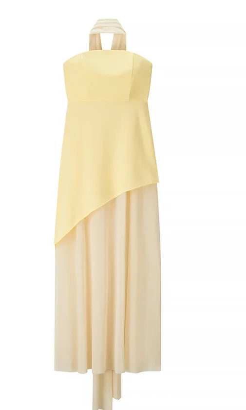 Robe Longue Femme Vintage Sans Bretelles Maxi 6