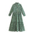 Robe Longue Femme à Manches Longues Motif Géométrique Confortable 8