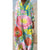Robe Longue à Manches Longues pour Femme en V-Cou à Blocs de Couleurs 23