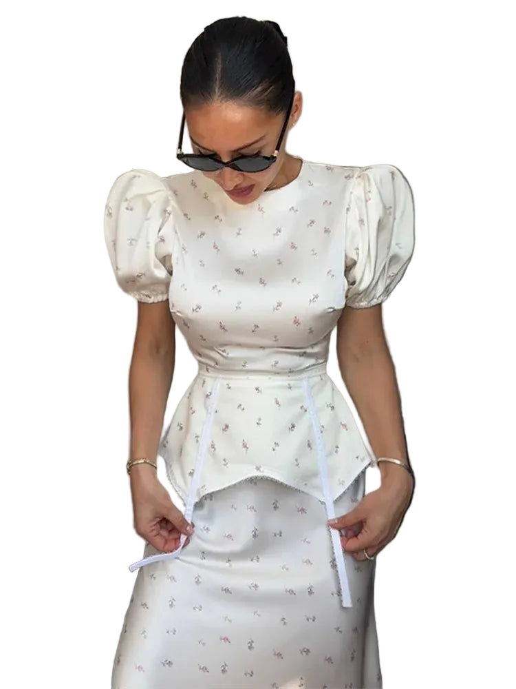 Robe Longue à Volants pour Femmes 0