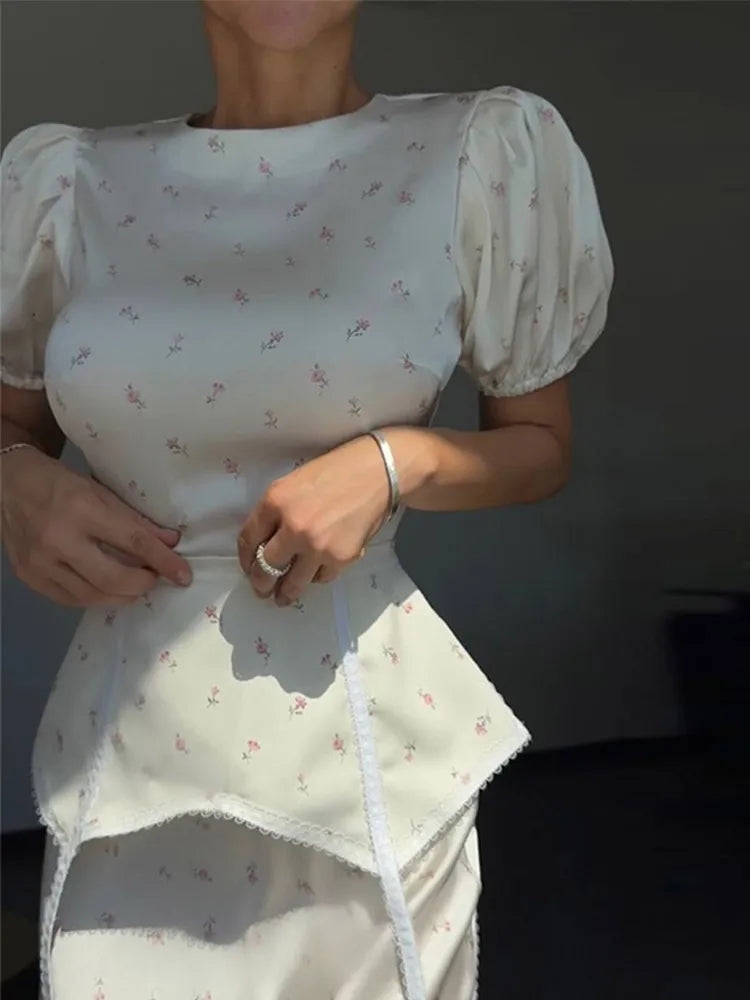 Robe Longue à Volants pour Femmes 4