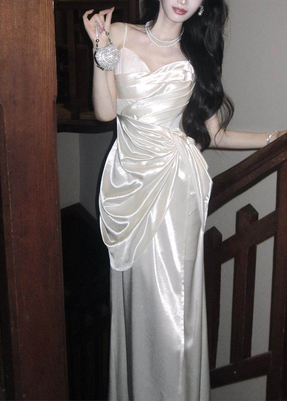 Robe Longue d'Été à Bretelles Spaghetti 0