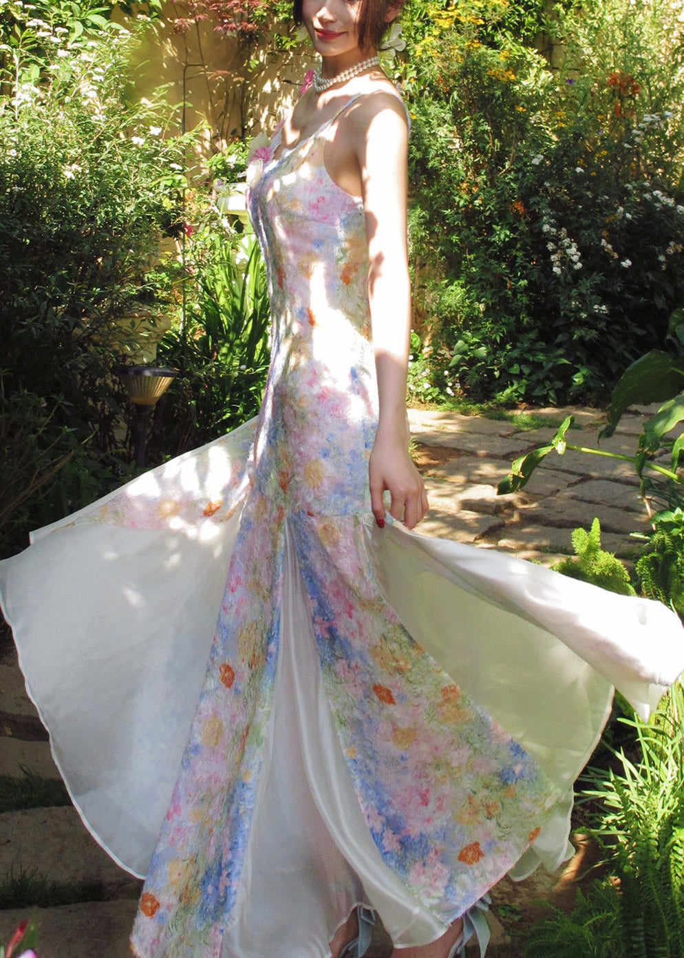 Robe Longue d'Été à Bretelles Spaghetti 3