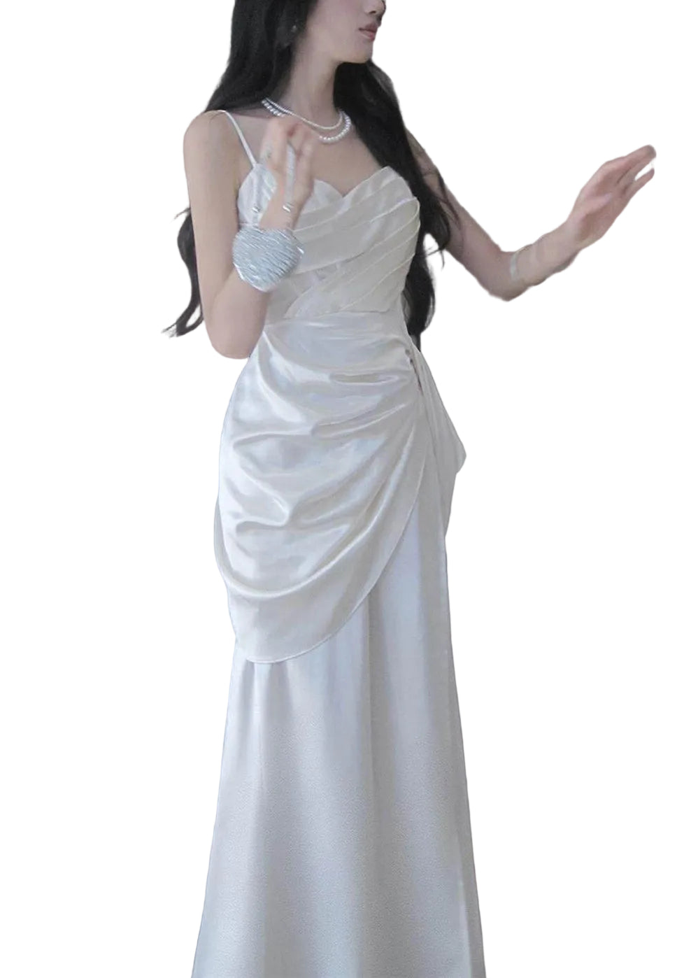 Robe Longue d'Été à Bretelles Spaghetti 3