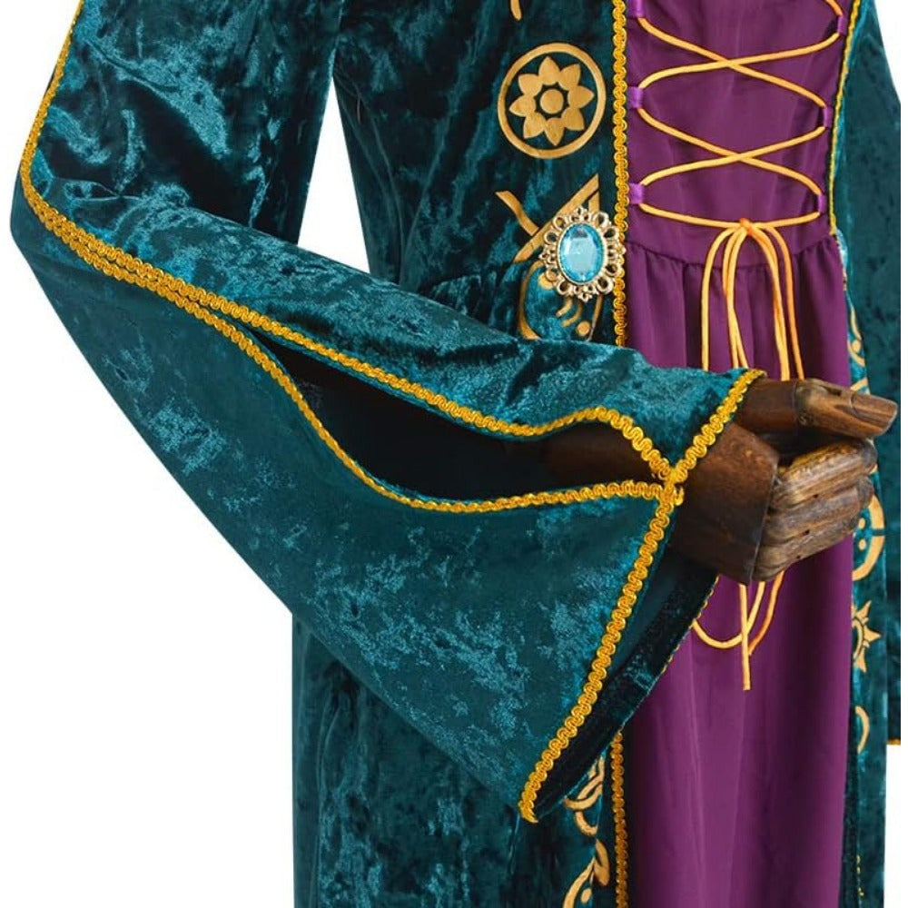 Robe Longue d'Halloween pour Femme Style Sorcière 2