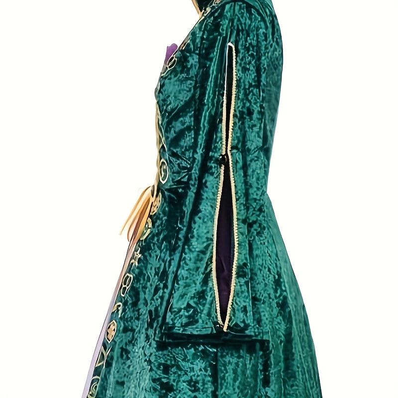 Robe Longue d'Halloween pour Femme Style Sorcière 3