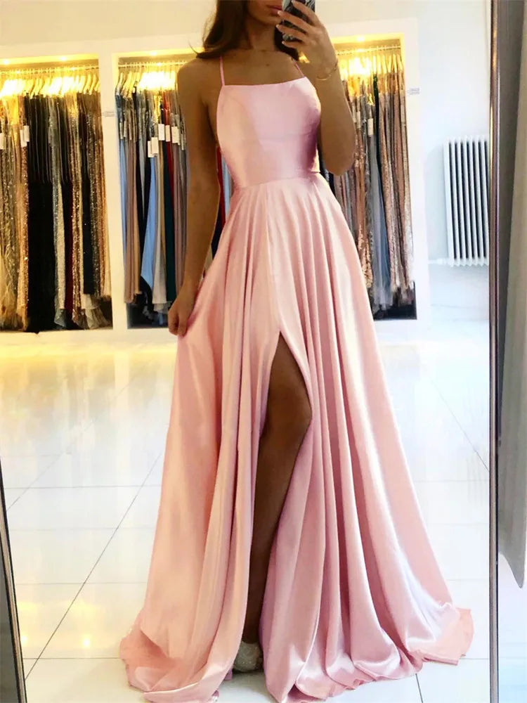 Robe Longue de Plage pour Femmes avec Fente Latérale 10
