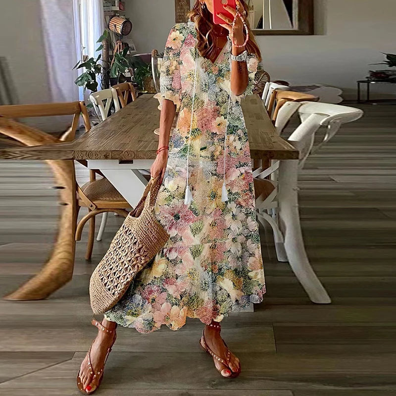 Robe Maxi Bohème Chic pour Femmes 1
