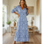 Robe Maxi Femme Style Moderne en Tissu Léger 2