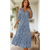 Robe Maxi Femme Style Moderne en Tissu Léger 3