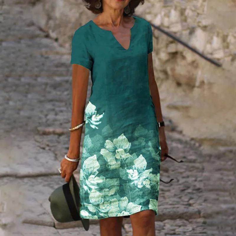 Robe Maxi Fleurie Femme Chic 1