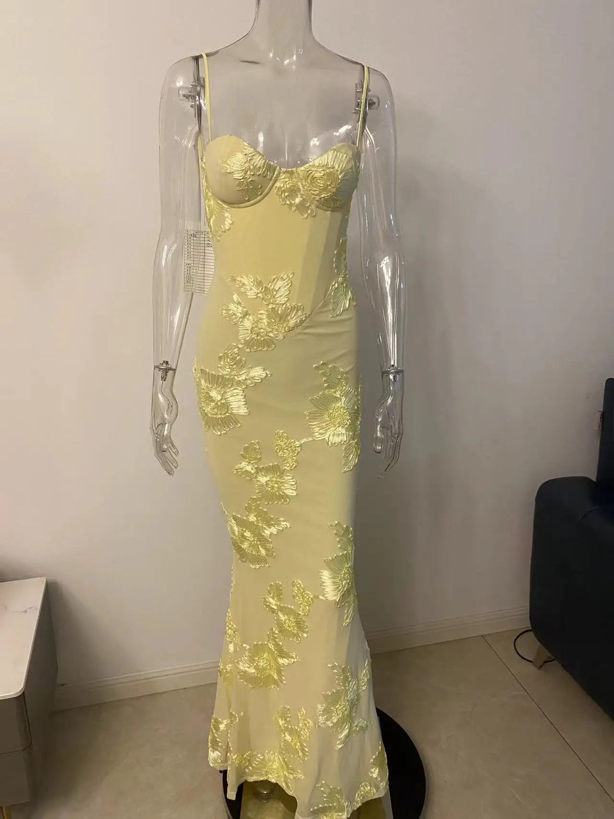 Robe Maxi Fleurie Sans Manches Pour Femmes 9