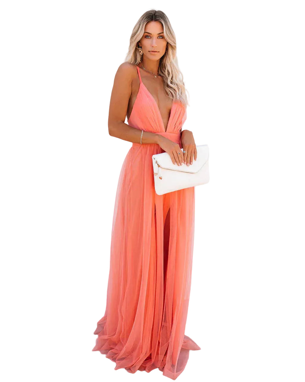Robe Maxi Fluide pour Femme Chic 0