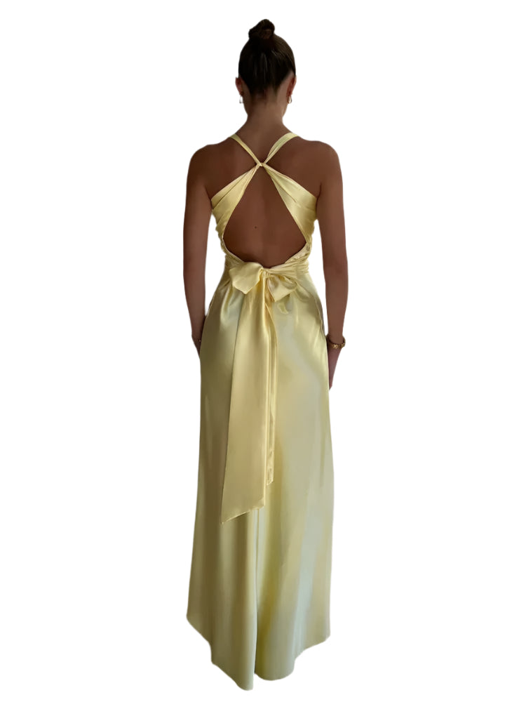 Robe Maxi Sans Manches Femme Élégante 0