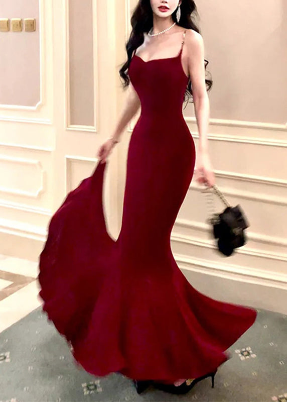 Robe Maxi à Bretelles Spaghetti pour Femme 0