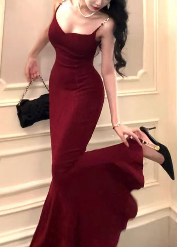 Robe Maxi à Bretelles Spaghetti pour Femme 1
