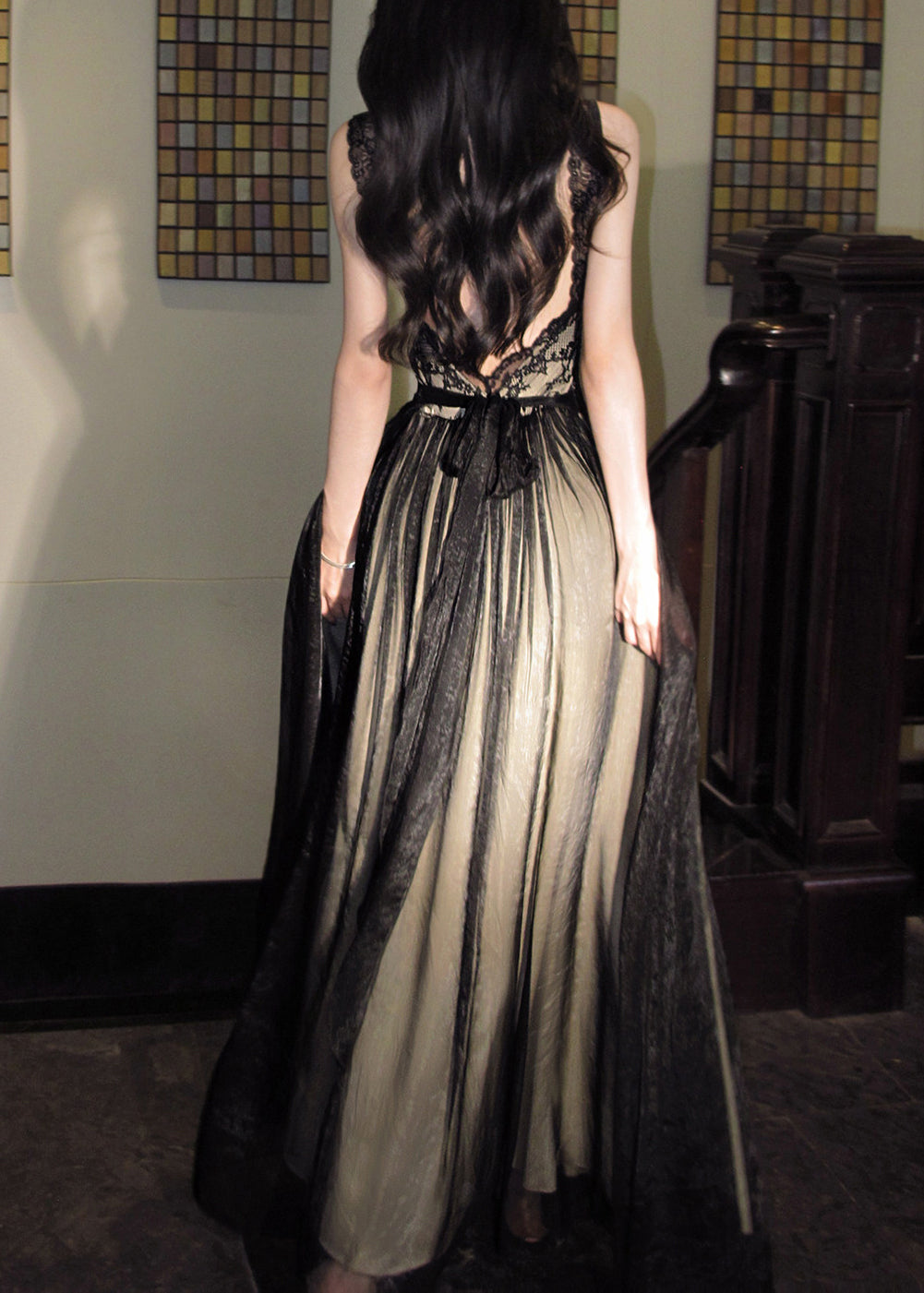 Robe Maxi d'Été à Bretelles Spaghetti 4