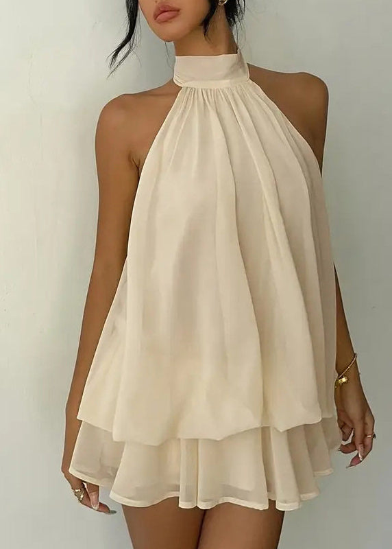 Robe Mi-Longue Femme Dos Nu Sans Manches 1