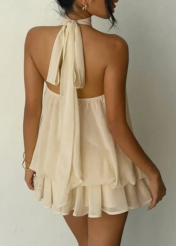 Robe Mi-Longue Femme Dos Nu Sans Manches 3