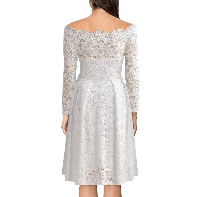 Robe Midi Élégante à Fente pour Femmes 1