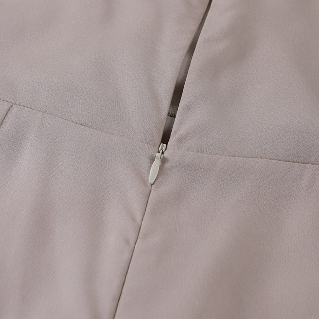 Robe Midi Femme Chic en Coton avec Fente Haute 8