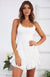 Robe Midi à Bretelles Froncées pour Femmes en Polyester 4