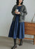 Robe Midi à Manches Longues en Velours Côtelé pour Femme 1