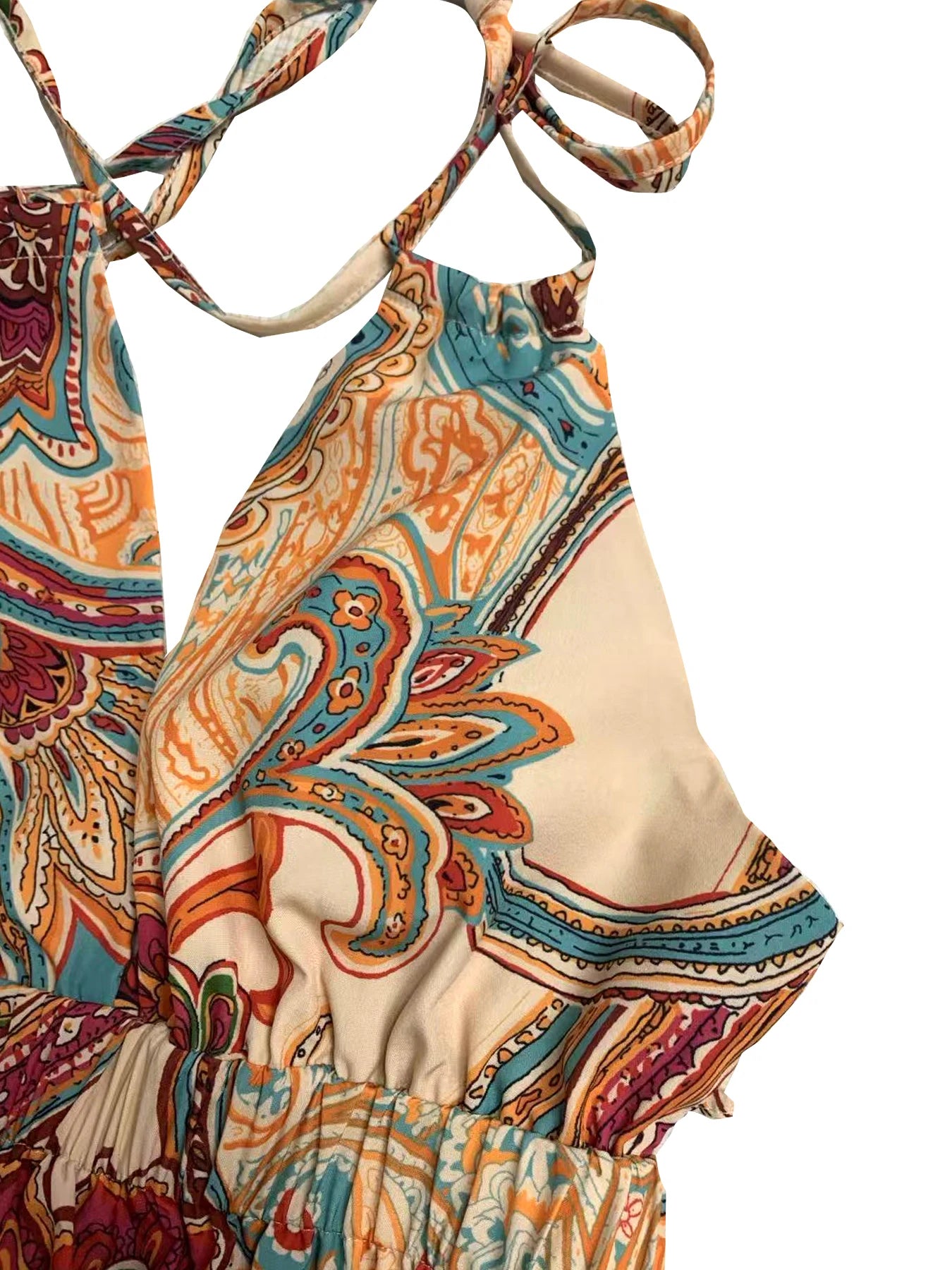 Robe Mini Décontractée à Imprimé Boho pour Femmes 5