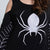 Robe Mini Halloween Gothique Araignée 5