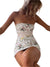 Robe Mini Tube Fleurie Ajustable pour Femme 0
