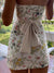 Robe Mini Tube Fleurie Ajustable pour Femme 1