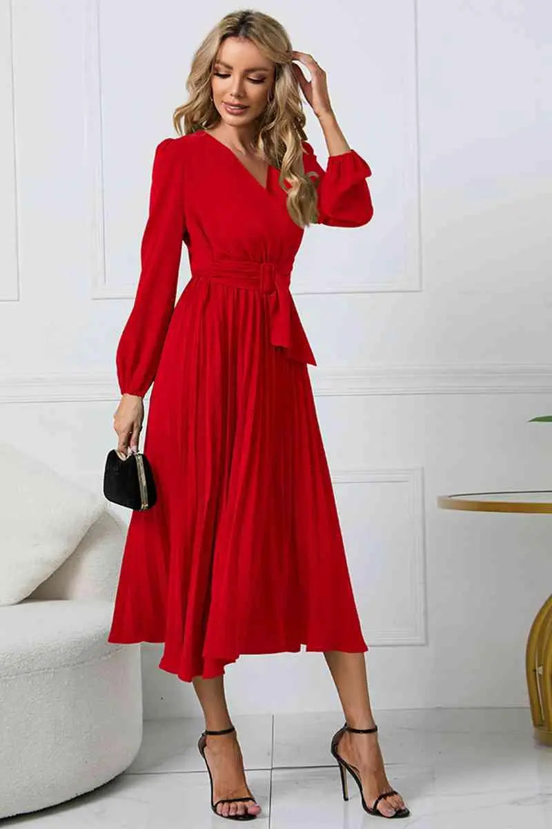 Robe Plissée Femme Chic 11