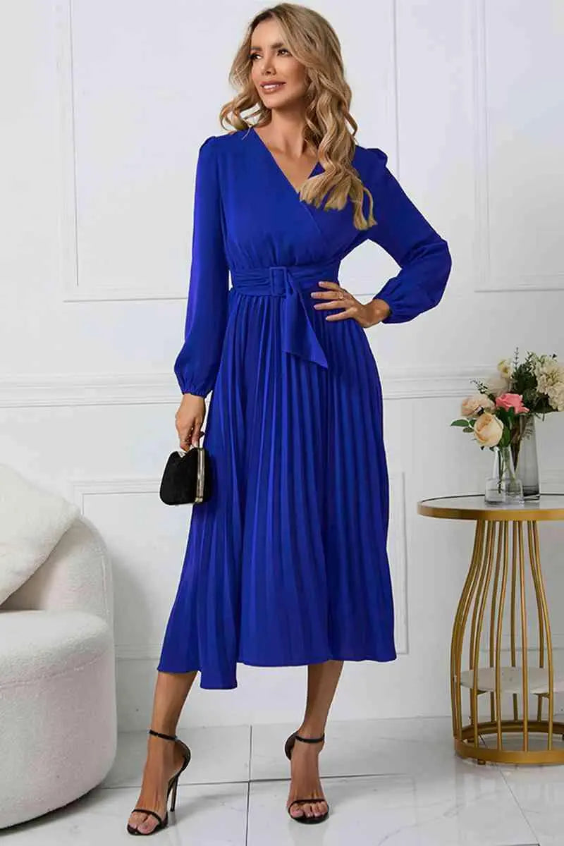 Robe Plissée Femme Chic 5