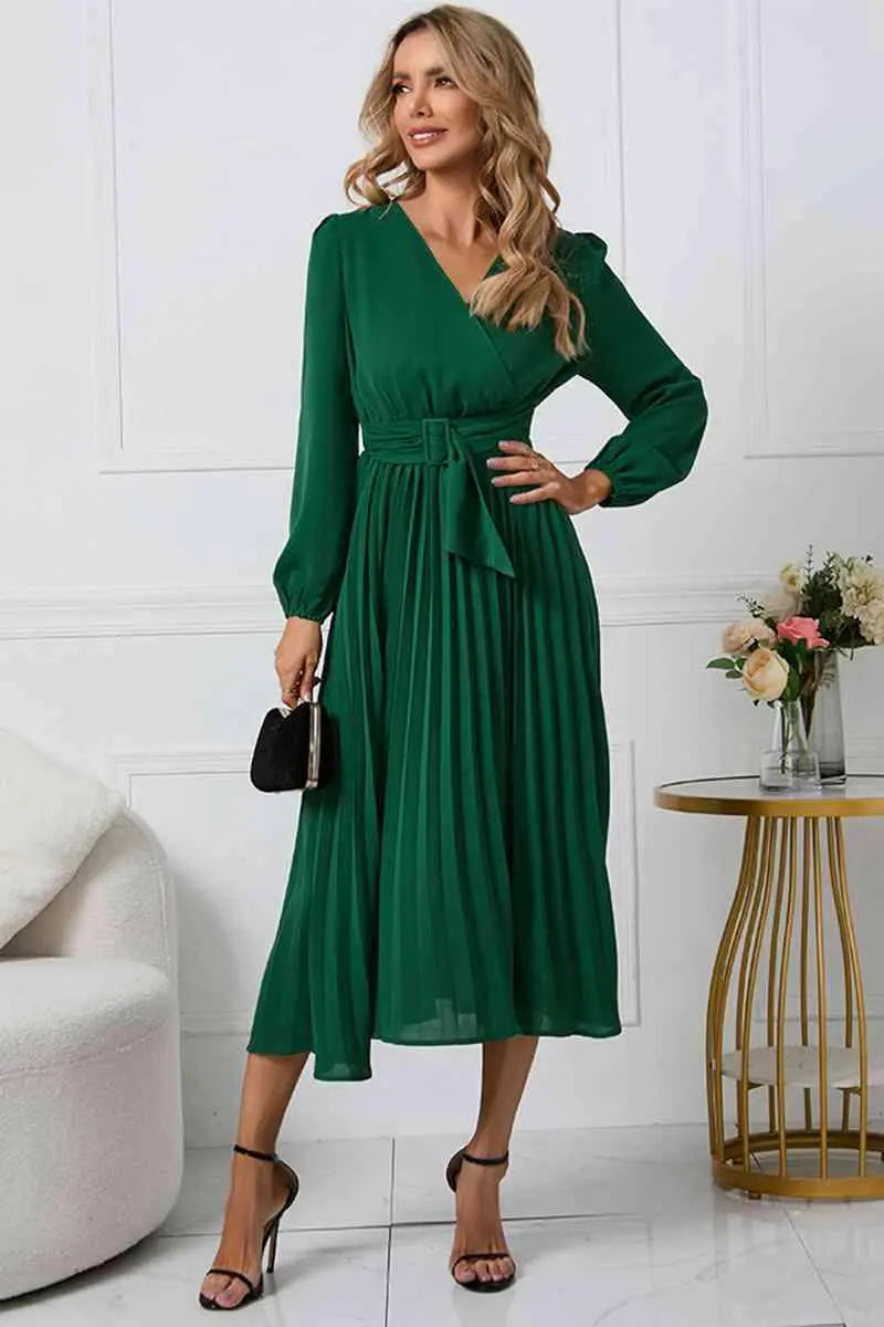 Robe Plissée Femme Chic 7