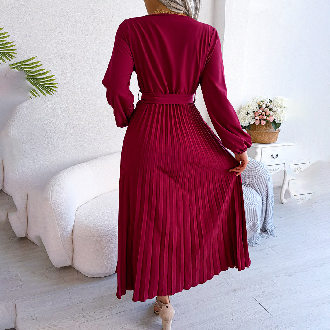 Robe Plissée pour Femmes Chic 5