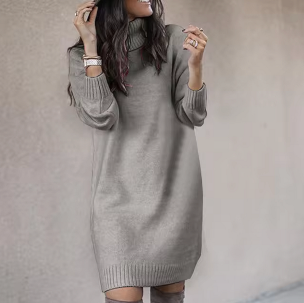 Robe Pull Ample Décontractée pour Femme 4