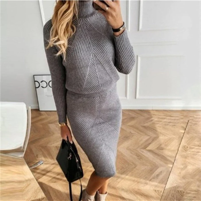 Robe Pull Douillette Chic pour Femme 5