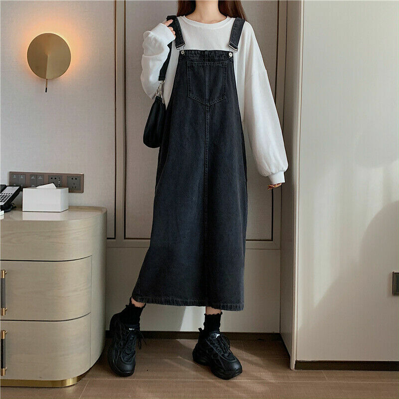 Robe Salopette Décontractée Style Vintage 1