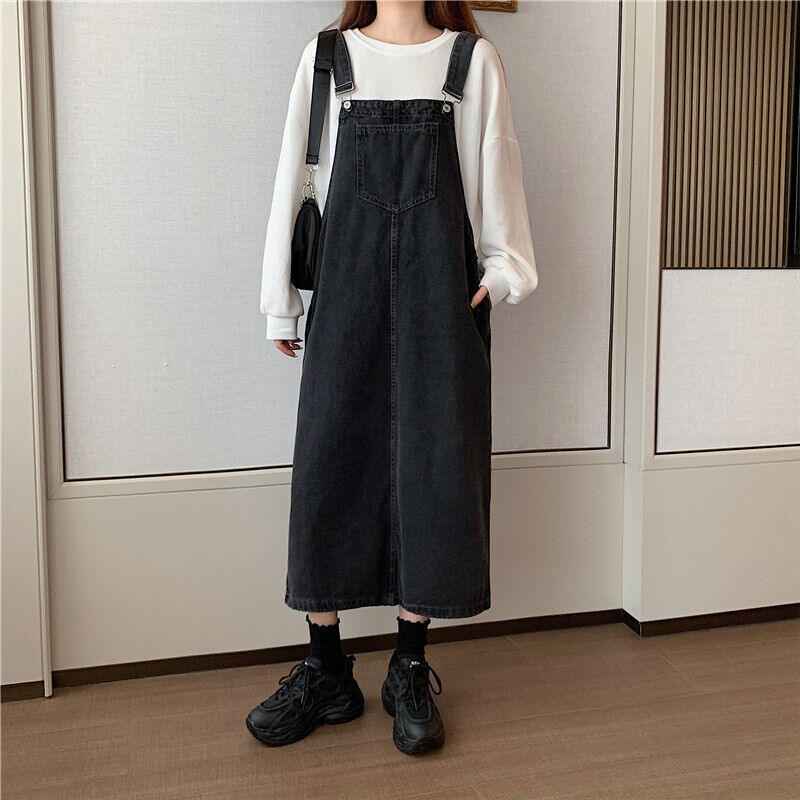 Robe Salopette Décontractée Style Vintage 5