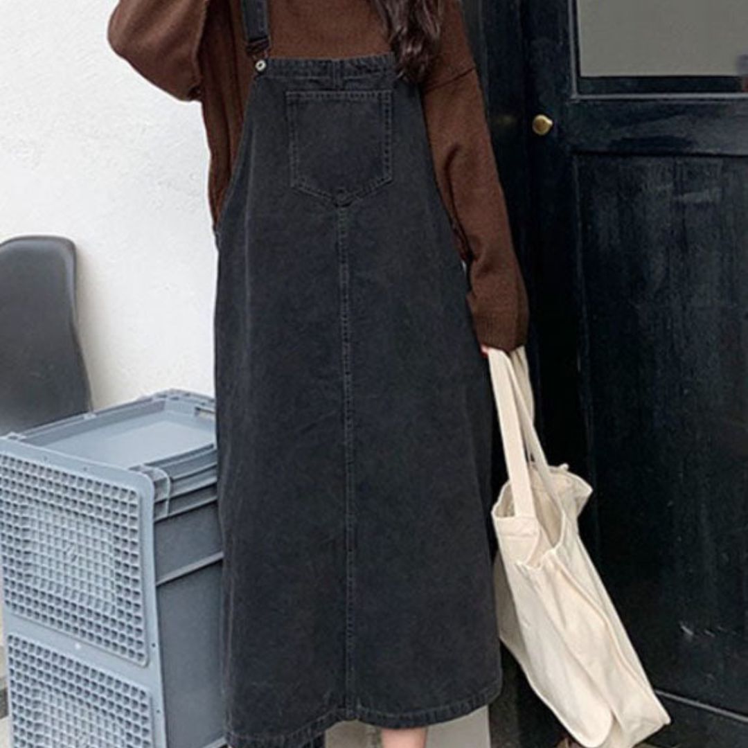 Robe Salopette Décontractée Style Vintage 6