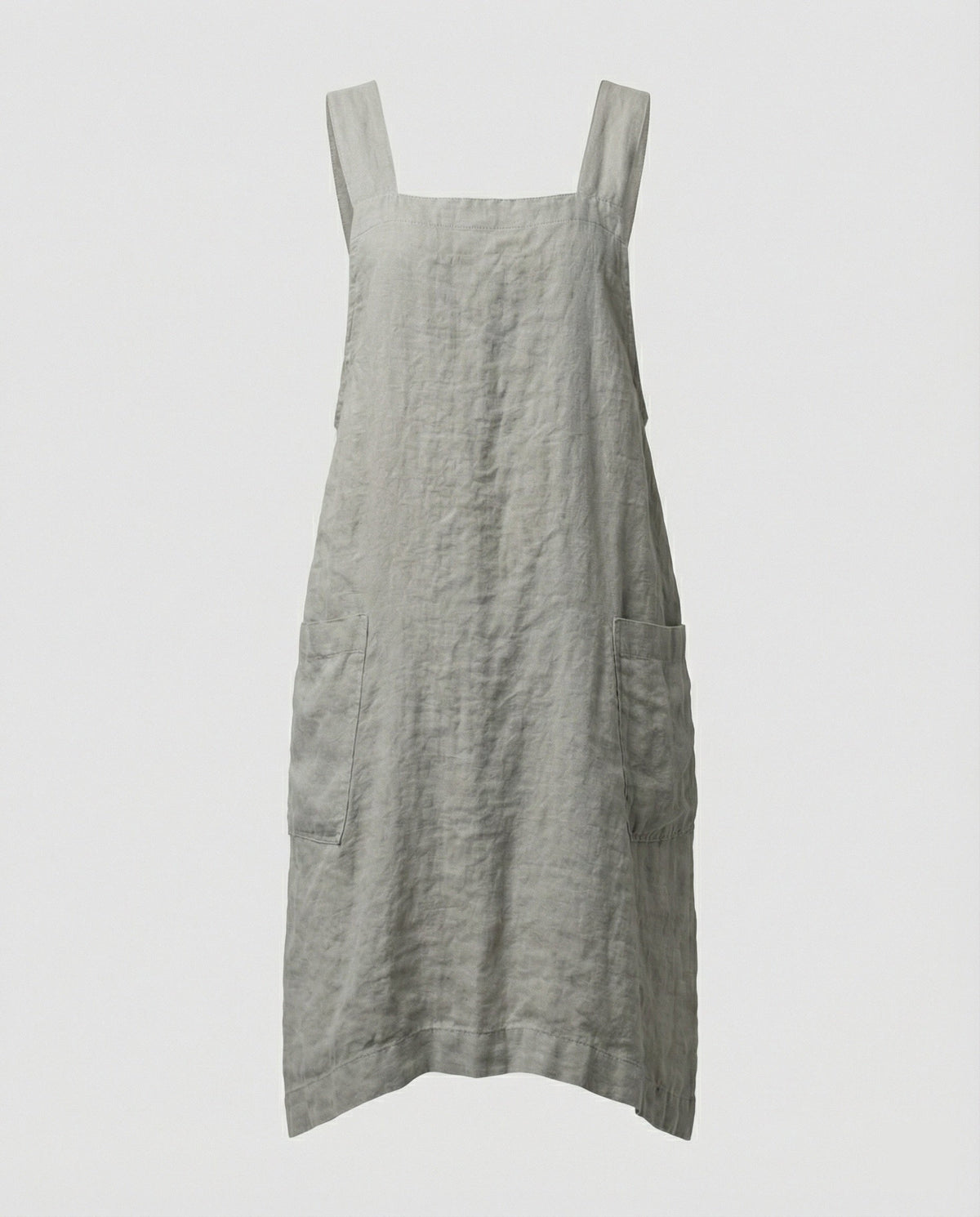 Robe Tablier Femme Moderne avec Dos Croisé et Poches Pratiques 3