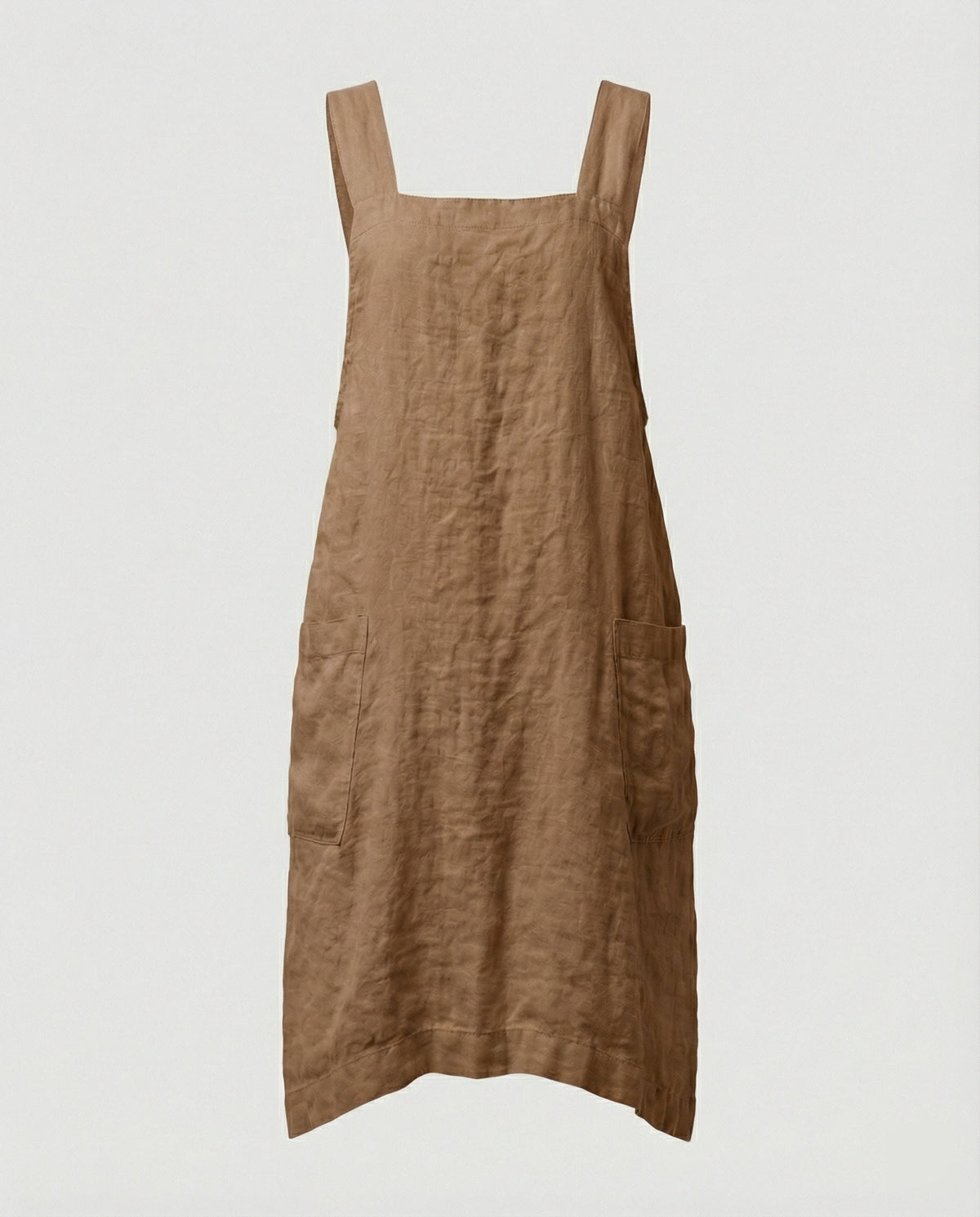 Robe Tablier Femme Moderne avec Dos Croisé et Poches Pratiques 4