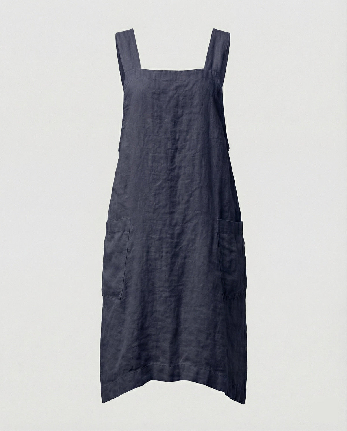 Robe Tablier Femme Moderne avec Dos Croisé et Poches Pratiques 7