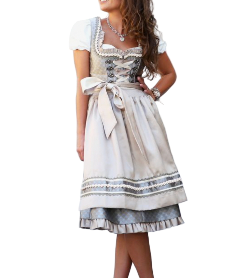 Robe Tracht avec Schürze et Bluse pour Femmes 0