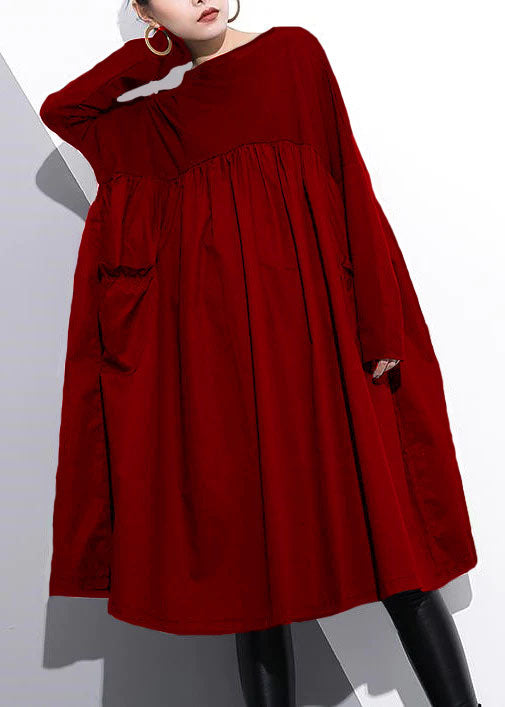 Robe Tunique Femme en Coton Moderne avec Détails Patchwork 8