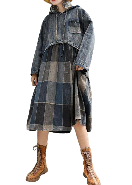 Robe à Capuche Femme Automne Chic 0
