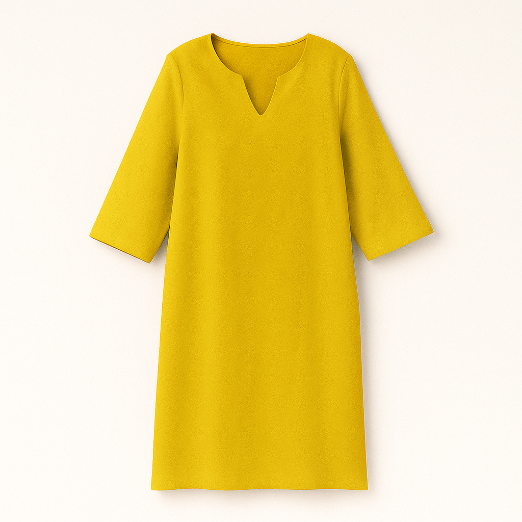 Robe d'Automne à Col en V pour Femmes 6