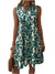 Robe d'Été Femme A-Ligne en Coton Imprimé Floral 0